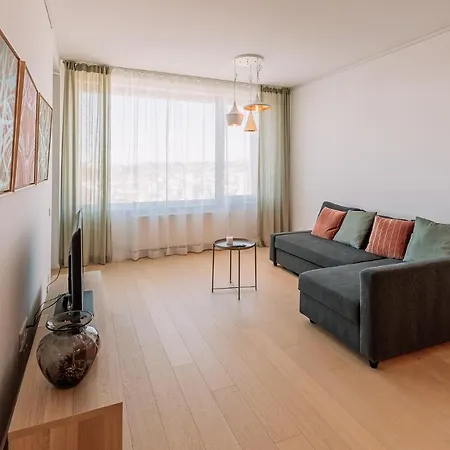 Skau Coral Residence In Sky Park 22 Floor 1Tower Panoramic View Free Parking Bratislava Exterior photo